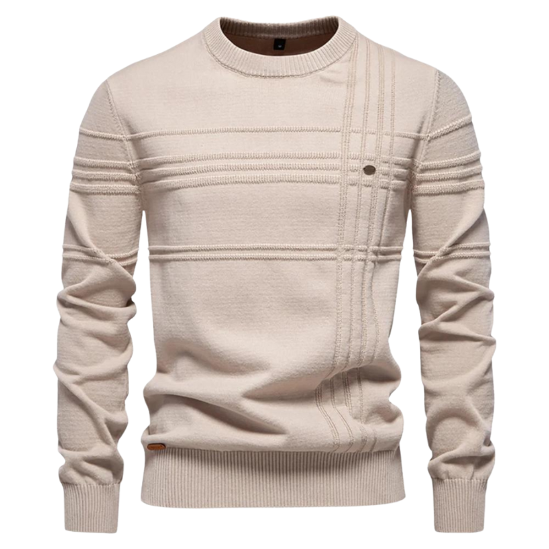 Alvin | Stylish men's sweater with check design