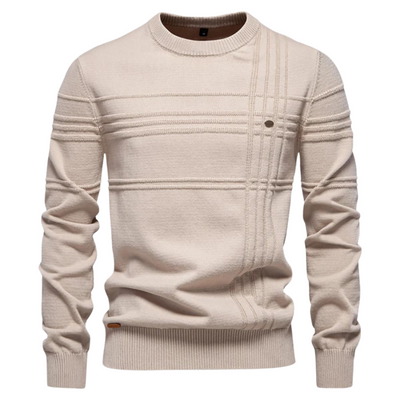 Alvin | Stylish men's sweater with check design