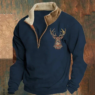 Chris™ | Sweater with deer detail