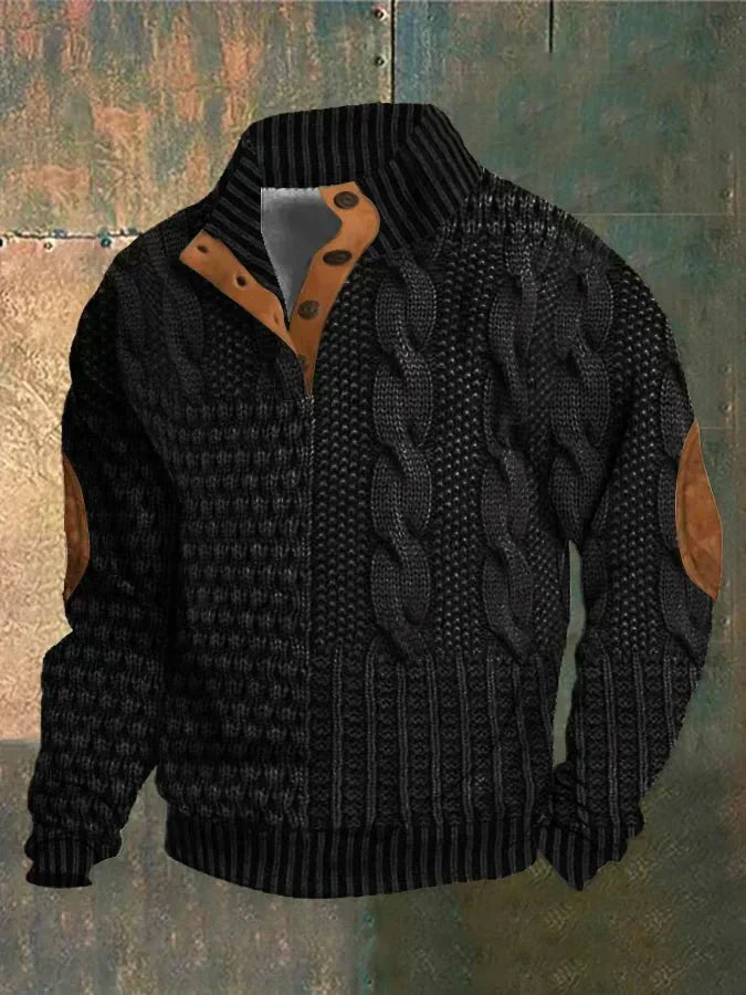 Carl™ | Elegant printed men's sweater