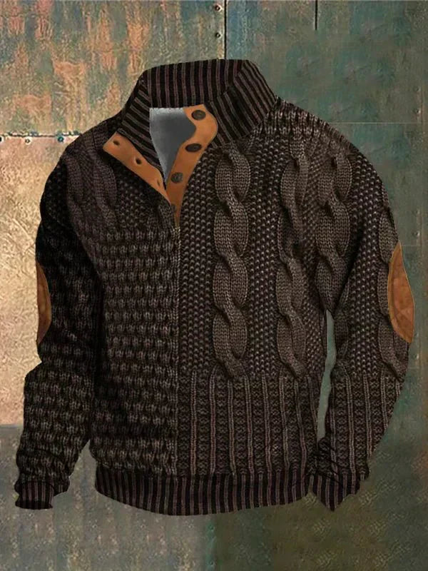 Carl™ | Elegant printed men's sweater