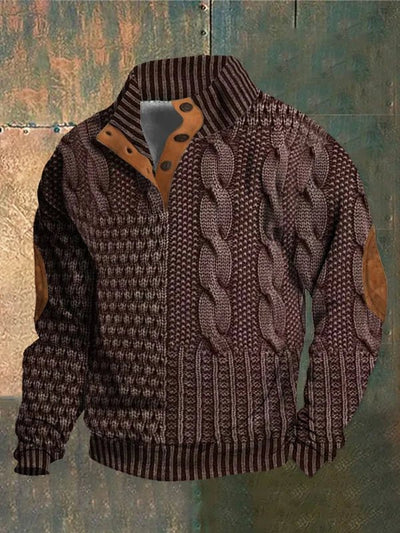 Carl™ | Elegant printed men's sweater