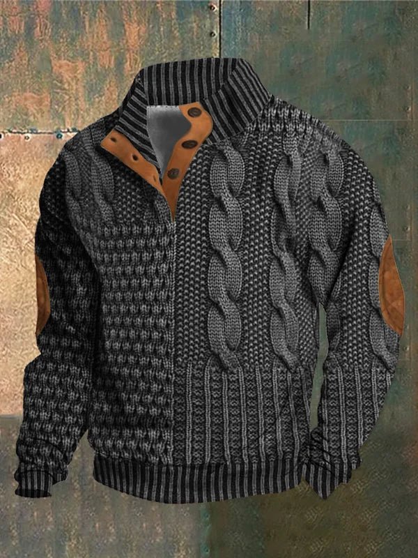 Carl™ | Elegant printed men's sweater