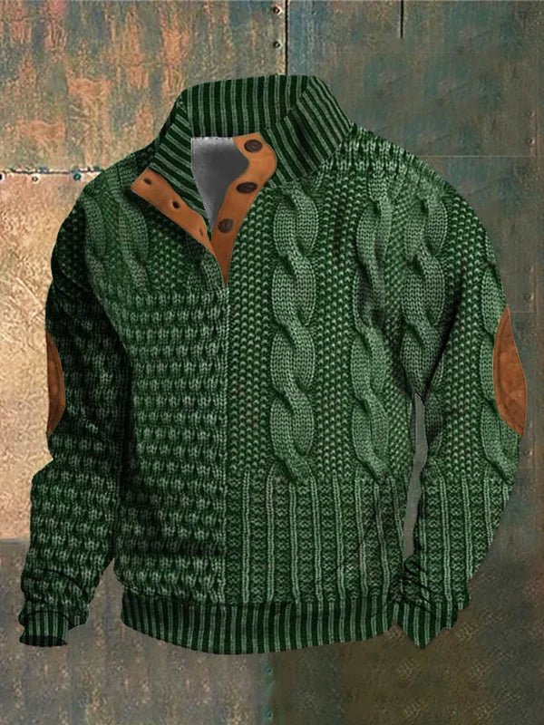 Carl™ | Elegant printed men's sweater
