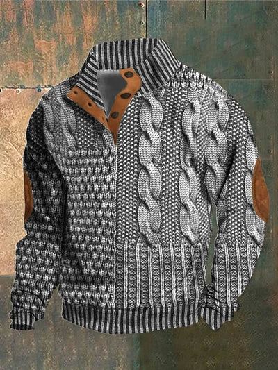 Carl™ | Elegant printed men's sweater