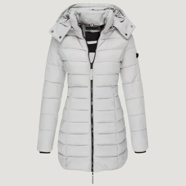 Olivia™ | Cozy Down Jacket With Hood And Zipper