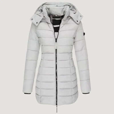 Olivia™ | Cozy Down Jacket With Hood And Zipper