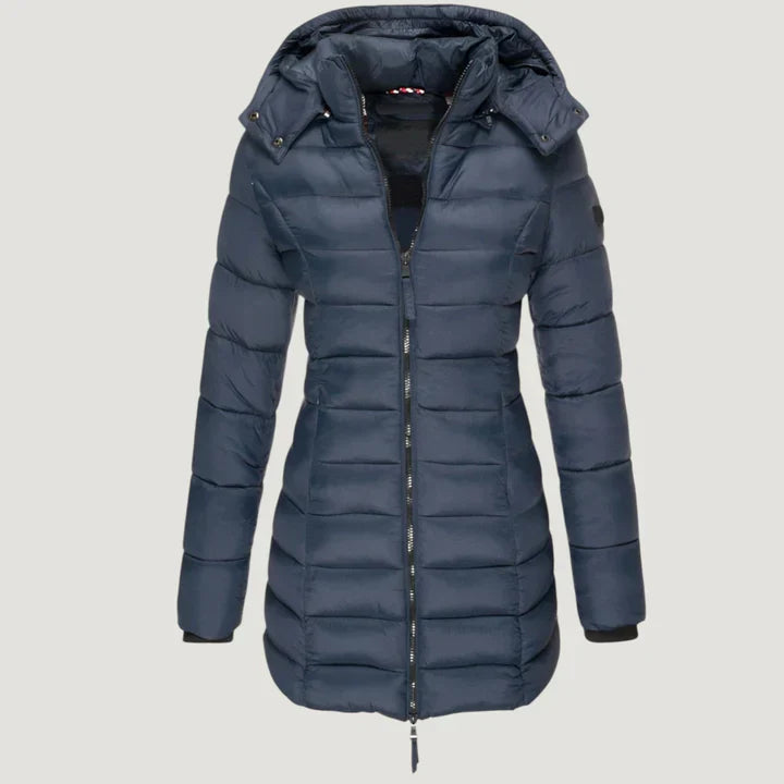 Olivia™ | Cozy Down Jacket With Hood And Zipper