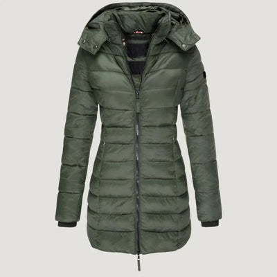 Olivia™ | Cozy Down Jacket With Hood And Zipper