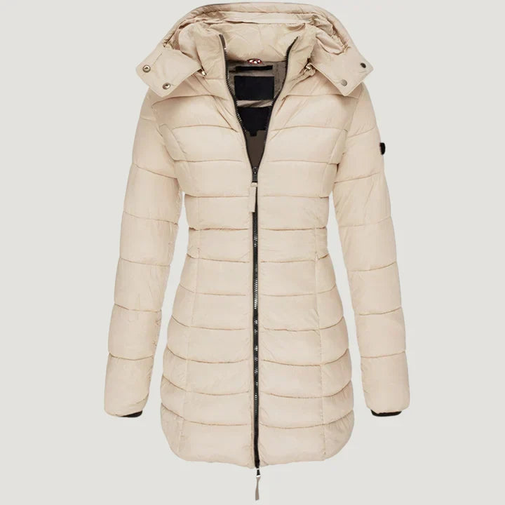 Olivia™ | Cozy Down Jacket With Hood And Zipper