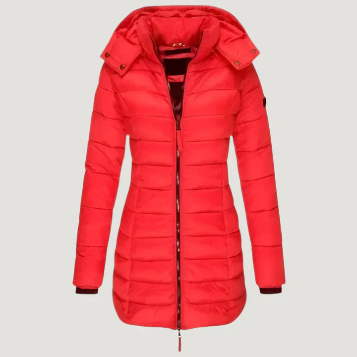 Olivia™ | Cozy Down Jacket With Hood And Zipper